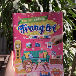 Trò chơi Sticker - Bé trang trí nhà